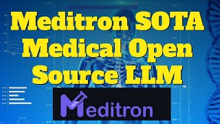 Meditron SOTA medical open source LLM 7B  70B models EPFL LLM [upl. by Ramo577]