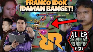 FRANCO IDOK HOOKNYA IDOLA BANGET  POINT PENENTUAN RRQ VS ALTER EGO  MATCH 3  MPL S14 [upl. by Eiramana]