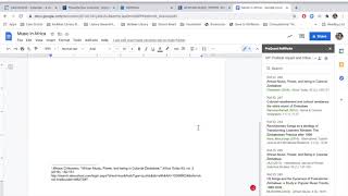 The RefWorks for Google Docs AddOn Chicago Style Footnotes amp Bibliography [upl. by Goldstein499]