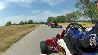 KART Road Racing Lake Garnett Shifter 125 August 2012 [upl. by Subocaj]