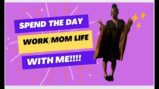 Spend the day with me Book things Work Mom life  Porcia Mann [upl. by Mairam277]