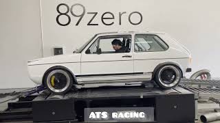 Mk1 VW Golf 1 16v Turbo boost 1000hp 4motion DSG dq250 [upl. by Esiuqcaj32]