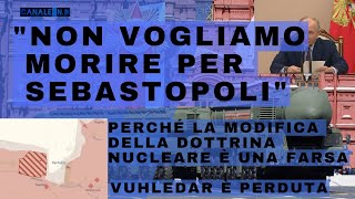 La nuova dottrina nucleare di Putin spaventa i generaliPerché Mosca non ha ancora usato latomica [upl. by Ikir455]