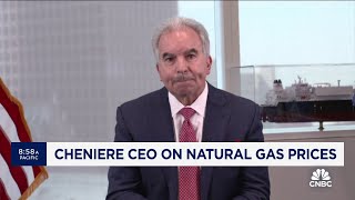 Global demand for LNG is off the charts Cheniere Energy CEO [upl. by Remliw]