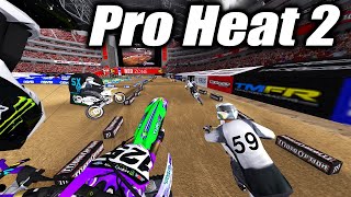 MX Simulator Pro rF 450 Heat 2  2024 Glendale Supercross [upl. by Shiverick]