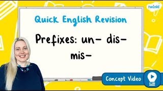 How Do You Use the Prefixes un dis and mis  KS2 English Concept for Kids [upl. by Nylg]