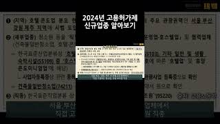 행정사법인 태백 2024년 외국인 근로자 고용허가제 신규 추가업종 알아보기 [upl. by Aliek]