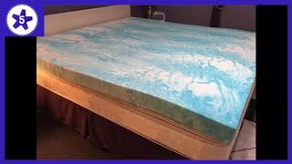 Linenspa 2 Inch Gel Swirl Memory Foam Topper Review [upl. by Yaeger]