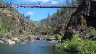 Austin Thors DadTR Launching the Swinging Bridge Oregon [upl. by Johna]