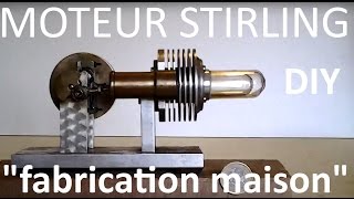 Moteur Stirling fabrication maison [upl. by Eseela]