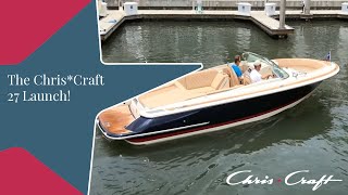 Chris Craft 27 Launch Forward Drive [upl. by Niroc]