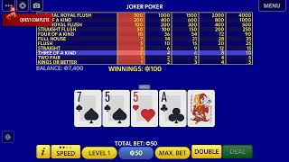 Video Poker by Pokerist gameplay [upl. by Orag654]