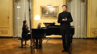 Samuel Hasselhorn baritone  Britten The foggy dew [upl. by Katheryn]