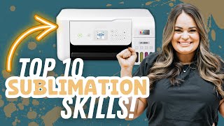 ✨ 10 Sublimation Skills to Instantly Make You a Better Crafter ✨ [upl. by Morice697]