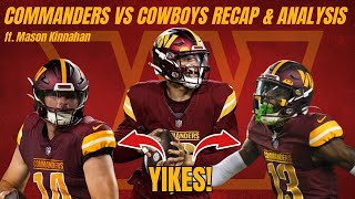 Commanders vs Cowboys Recap amp Analysis  Washington lands 2nd overall pick  KUWTC S3E24 [upl. by Annaoy]