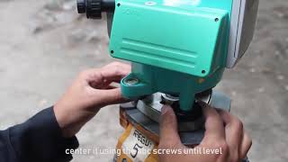 Prosedur Penggunaan Theodolite Sokkia DT600 [upl. by Corilla509]