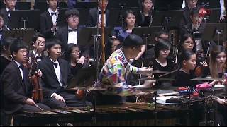 龍向榮  Rhapsody for Solo Percussion and Orchestra by Rosauro [upl. by Kciregor498]