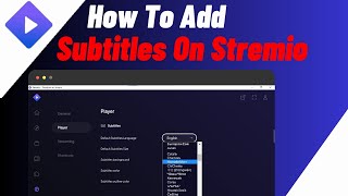 How To Add Subtitles On Stremio  Quick amp Easy [upl. by Niamrahc]