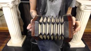 1587  Lachenal Anglo Concertina C G M 20 795 [upl. by Annaliese]