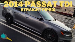 2014 Passat TDI straight pipe [upl. by Alil960]