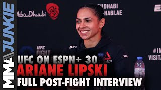 Ariane Lipski full UFC 296 postfight interview [upl. by Isbel]