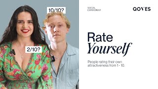 30 People Rate Their Own Attractiveness From 1  10  Social Experiment [upl. by Novahc]