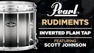 Pearl Drum Rudiments  Inverted Flam Tap [upl. by Lallage125]