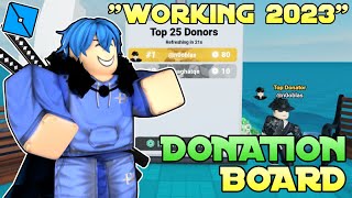 Roblox Studio  HOW TO MAKE A DONATION BOARD [upl. by Buschi]