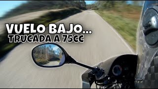 CUÁNTO ANDA UNA 50 TRUCADA  Ruta en Yamaha 49cc [upl. by Lundin]