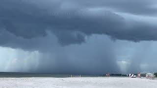 08132021 Coquina Beach FloridaThunderstorms flooding [upl. by Goldi]