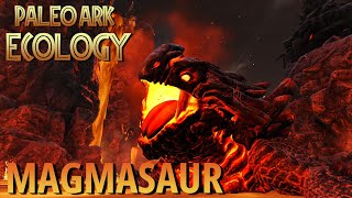 MAGMASAUR  Ark Ecology Spotlight  Paleo ARK series [upl. by Neenaej559]