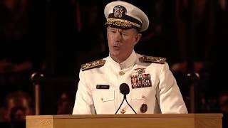 Admiral William H McRaven at Univerisity of Texas 2014 sub engita [upl. by Bellew]