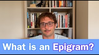 What is an Epigram Learn Vocabulary [upl. by Finella]