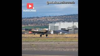 See and Hear the P40 Warhawk Kittyhawk Taking Off aviation military shorts [upl. by Eob]