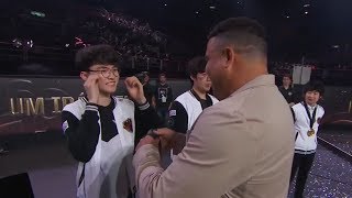 Faker amp Ronaldo When two legends meet [upl. by Fairman]