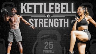 25 Minute Kettlebell Strength Workout Advanced [upl. by Tiras]