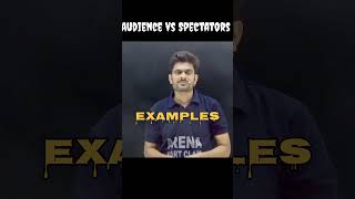 Audience vs Spectators Whats the Difference  English Confusing Words Explained [upl. by Ymmas]