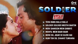 Soldier Full Album Song  Bobby Deol  Preity Zinta  Soldier 1998  Video Jukebox All Movie Songs [upl. by Anselm]