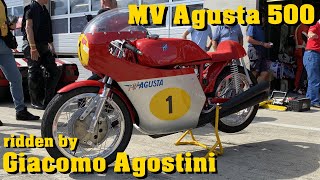 MV Agusta 500  Giacomo Agostini  Sound 4k [upl. by Nivrac]