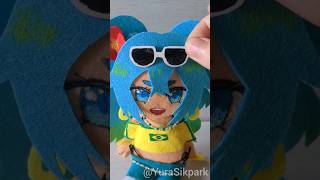 Cómo hacer una muñeca de Miku x Brasil con fieltro vocaloid brasil diy handmade spedup [upl. by Annanhoj863]