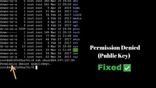 Permission Denied Public key Solved Alx [upl. by Lajes960]