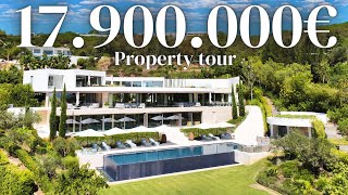 Showcasing an Ultra Modern 17900000€ Architectural Masterpiece in Sotogrande Spain  Simply Epic [upl. by Moulton]