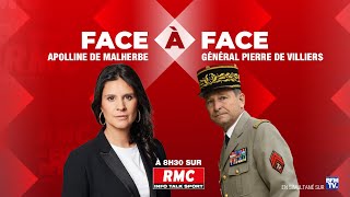 🔴 EN DIRECT  Le Général Pierre de Villiers invité de RMC et BFMTV [upl. by Sirdi]