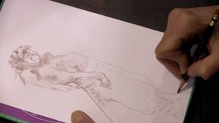 Claire Wendling Sketching Part One [upl. by Libnah]