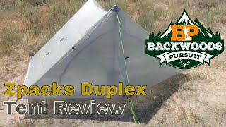 Zpacks Duplex Tent Best Backpack Hunting Tent Zpacks Tent [upl. by Rainwater]