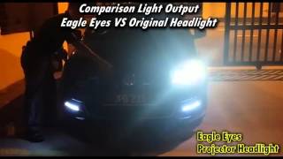 Comparison Light Output of Eagle Eyes Vs Original [upl. by Marala]