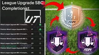 BEST WAY to COMPLETE League Upgrade SBC Completionist in FC 24 [upl. by Berry]