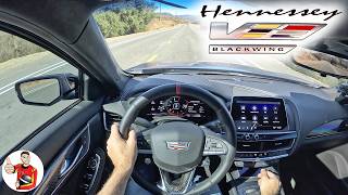 Hennessey H1000 CT5 Blackwing vs Stock POV Drive Comparison [upl. by Nohsid]