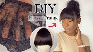 DIY COMMENT FAIRE UNE FRANGE À POSER  Tynah Beauty [upl. by Clerk]