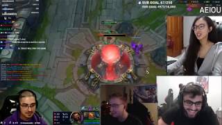 League Of Legends  Trick2g with the hilarious Backdoor Streamers Synced [upl. by Sheaff]